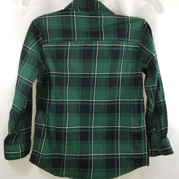 CARTER'S Button Front Shirt Boys Clothes Cotton - Picture 5 of 14